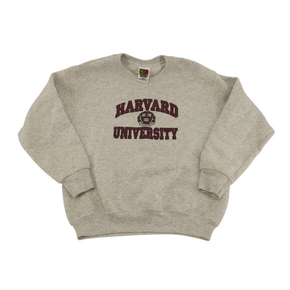 Harvard University Gray Crewneck Sweatshirt Youth 14/16 - Picture 1 of 6
